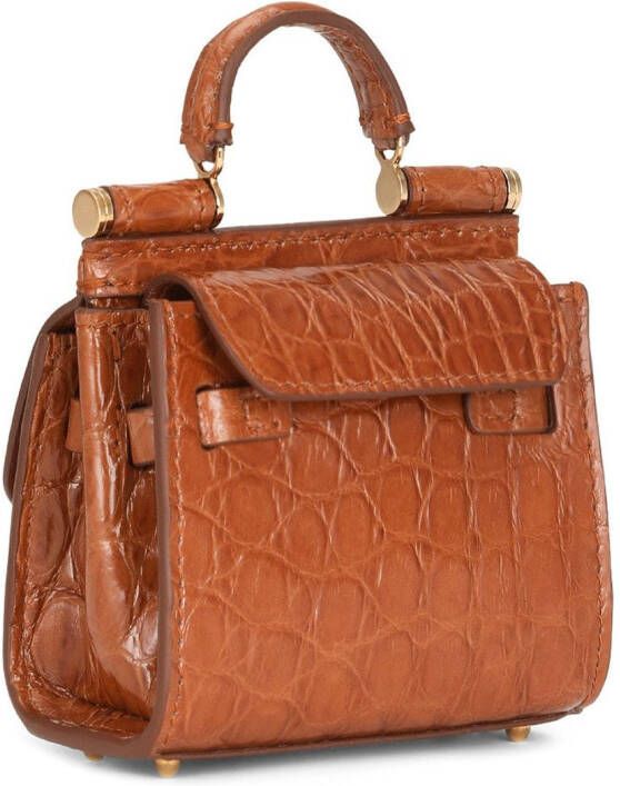 Dolce & Gabbana Mini Sicily 58 shopper Bruin