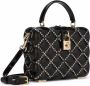 Dolce & Gabbana Dolce Box tas verfraaid met stras en handgreep Zwart - Thumbnail 4