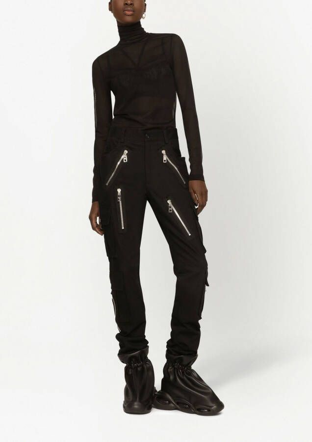 Dolce & Gabbana Top met DG-logo Zwart