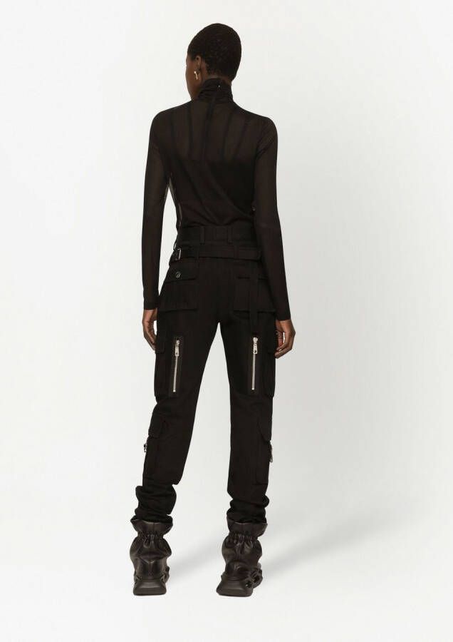 Dolce & Gabbana Top met DG-logo Zwart