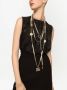 Dolce & Gabbana Mouwloze zijden blouse met DG-logo Zwart - Thumbnail 5