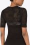 Dolce & Gabbana Trui met logo en kant Zwart - Thumbnail 5