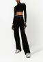 Dolce & Gabbana Cropped top met DG-logo jacquard Zwart - Thumbnail 2
