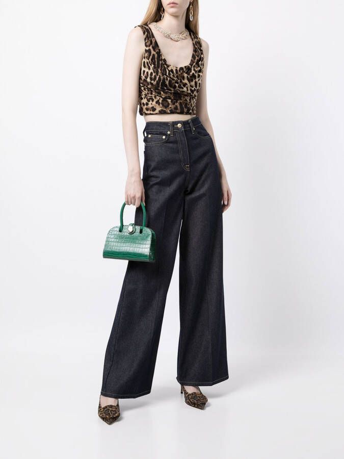 Dolce & Gabbana Top met luipaardprint Bruin