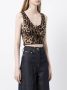 Dolce & Gabbana Top met luipaardprint Bruin - Thumbnail 3