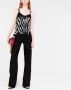 Dolce & Gabbana Chiffon top met zebraprint Zwart - Thumbnail 2