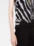 Dolce & Gabbana Chiffon top met zebraprint Zwart - Thumbnail 3