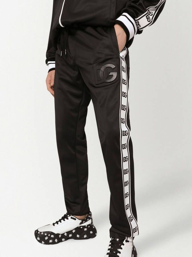 Dolce & Gabbana Trainingsbroek met logoband Zwart