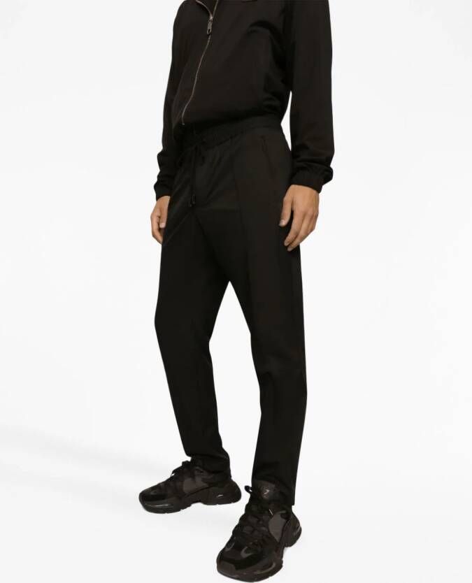Dolce & Gabbana Trainingsbroek met logoplakkaat Zwart