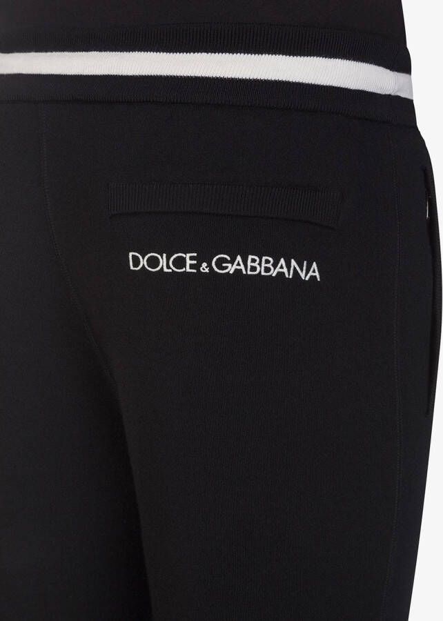 Dolce & Gabbana Trainingsbroek met trekkoord Zwart