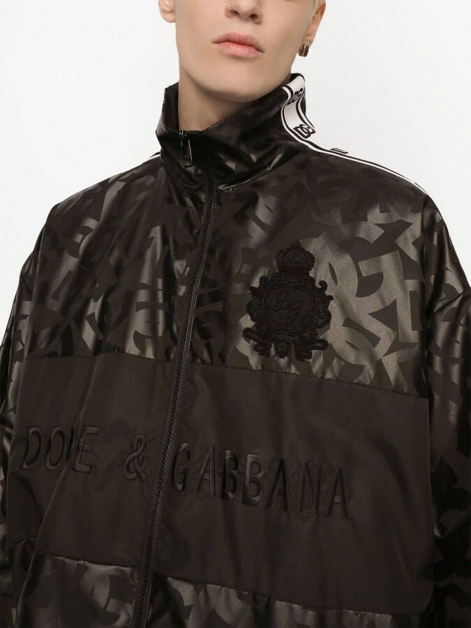 Dolce & Gabbana Trainingsjack met print Zwart