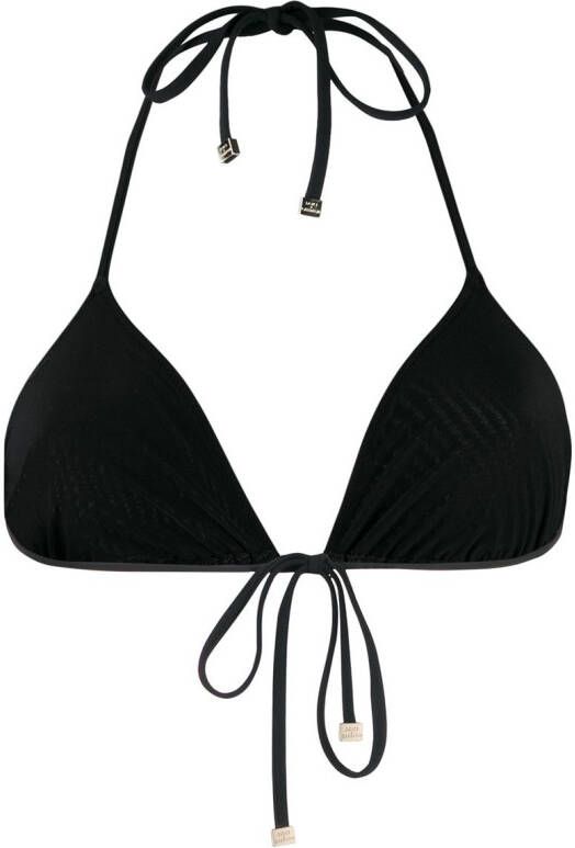 Dolce & Gabbana Triangel bikinitop Zwart