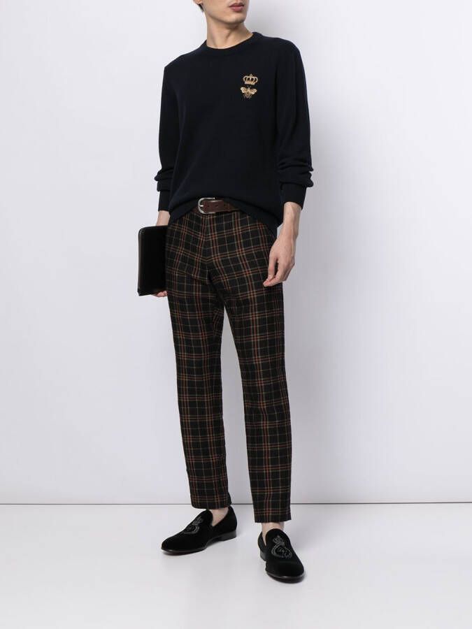 Dolce & Gabbana Trui met logopatch Zwart