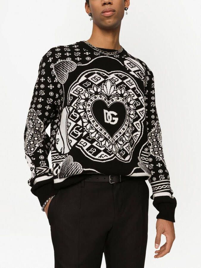 Dolce & Gabbana Trui met logoprint Zwart