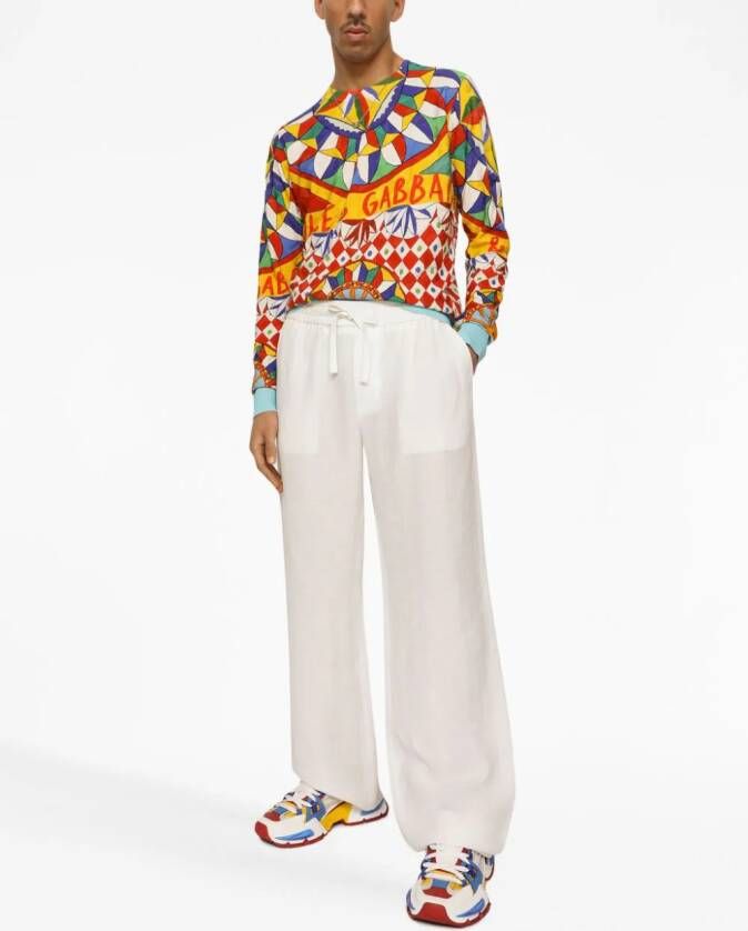 Dolce & Gabbana Trui met print Blauw