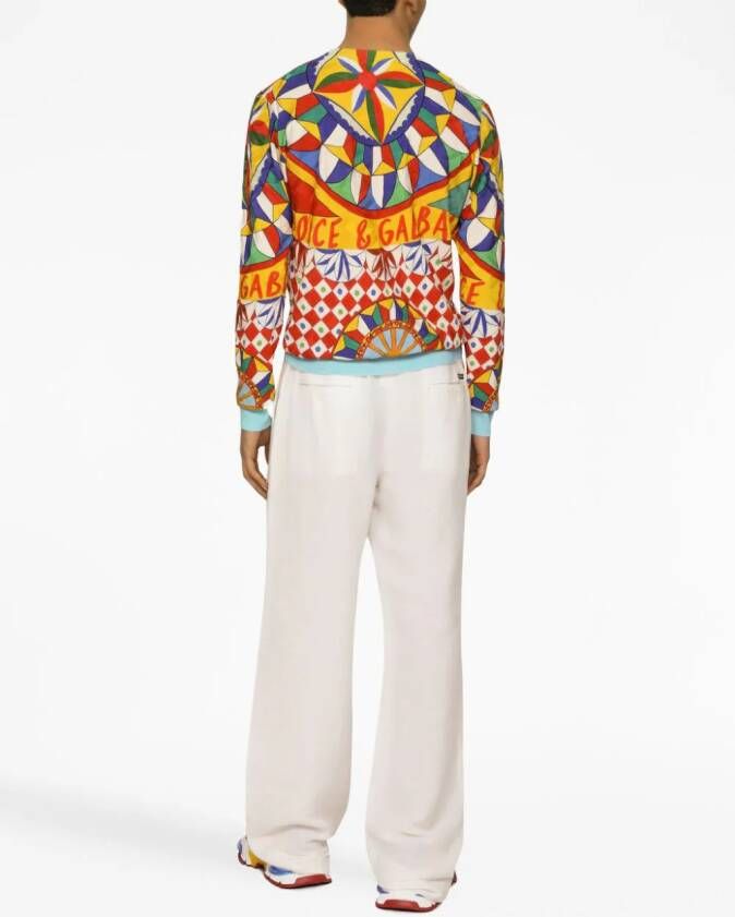 Dolce & Gabbana Trui met print Blauw