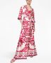 Dolce & Gabbana Tuniek met Majolica-print Roze - Thumbnail 3