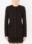 Dolce & Gabbana Tweed jack met enkele rij knopen Zwart - Thumbnail 3