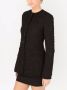Dolce & Gabbana Tweed jack met enkele rij knopen Zwart - Thumbnail 5