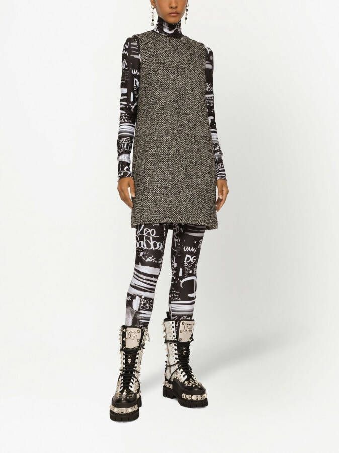 Dolce & Gabbana Tweed jurk Grijs