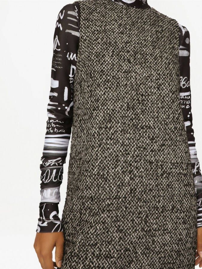 Dolce & Gabbana Tweed jurk Grijs