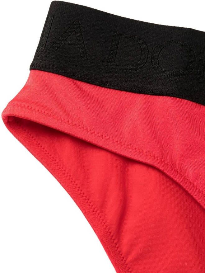 Dolce & Gabbana Tweekleurige bikini Zwart