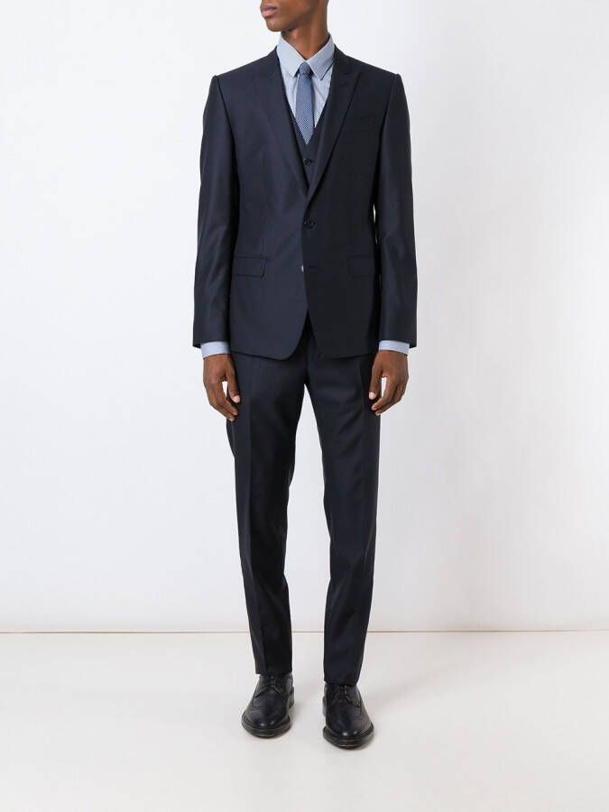 Dolce & Gabbana two piece suit Blauw