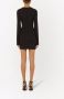 Dolce & Gabbana Mini-jurk met ringdetail en uitgesneden details Zwart - Thumbnail 4