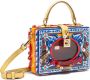 Dolce & Gabbana Verfraaide draagtas Geel - Thumbnail 4