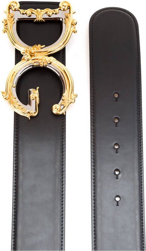 Dolce & Gabbana Verfraaide gespriem Zwart
