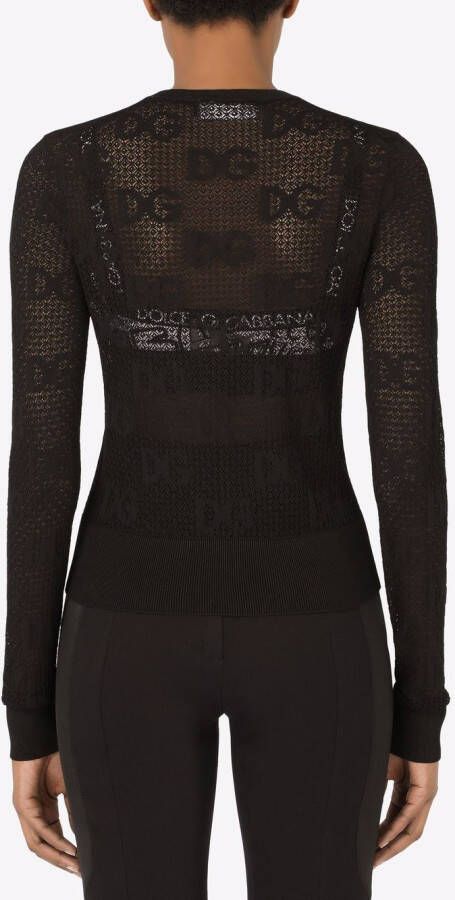 Dolce & Gabbana Vest met logo Zwart