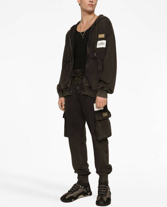 Dolce & Gabbana Vest met logopatch Zwart