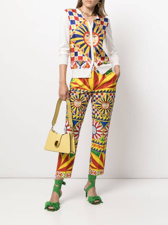 Dolce & Gabbana Vest met print Rood