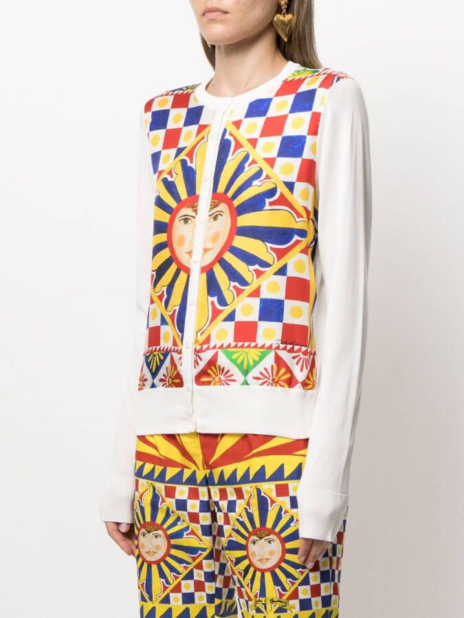 Dolce & Gabbana Vest met print Rood