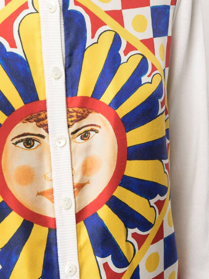 Dolce & Gabbana Vest met print Rood