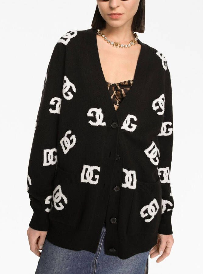 Dolce & Gabbana Vest van scheerwol Zwart
