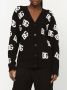 Dolce & Gabbana Vest van scheerwol met DG-logo Zwart - Thumbnail 3