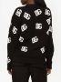 Dolce & Gabbana Vest van scheerwol met DG-logo Zwart - Thumbnail 4