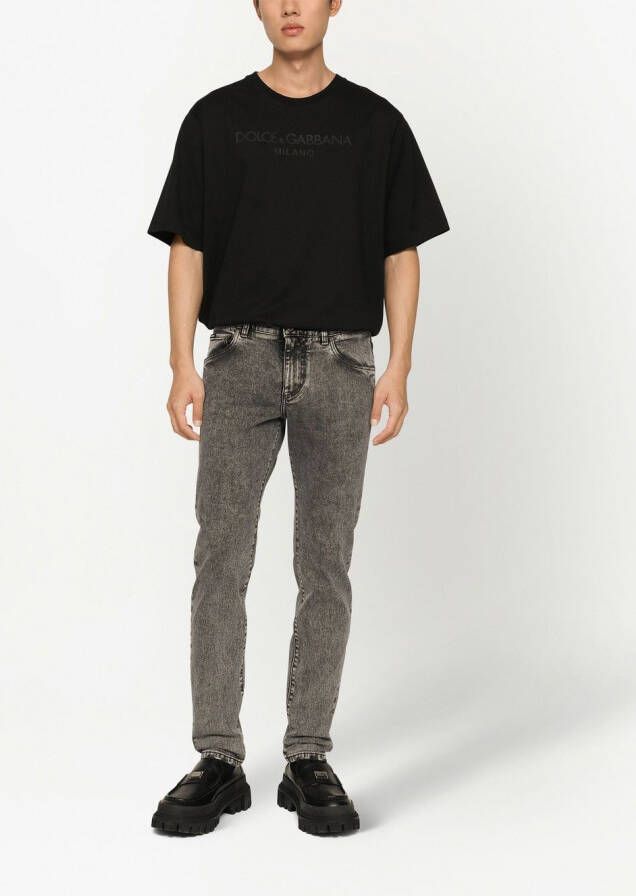 Dolce & Gabbana Slim-fit jeans Grijs
