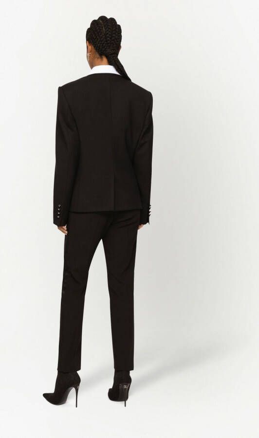 Dolce & Gabbana Pantalon met smokingband Zwart