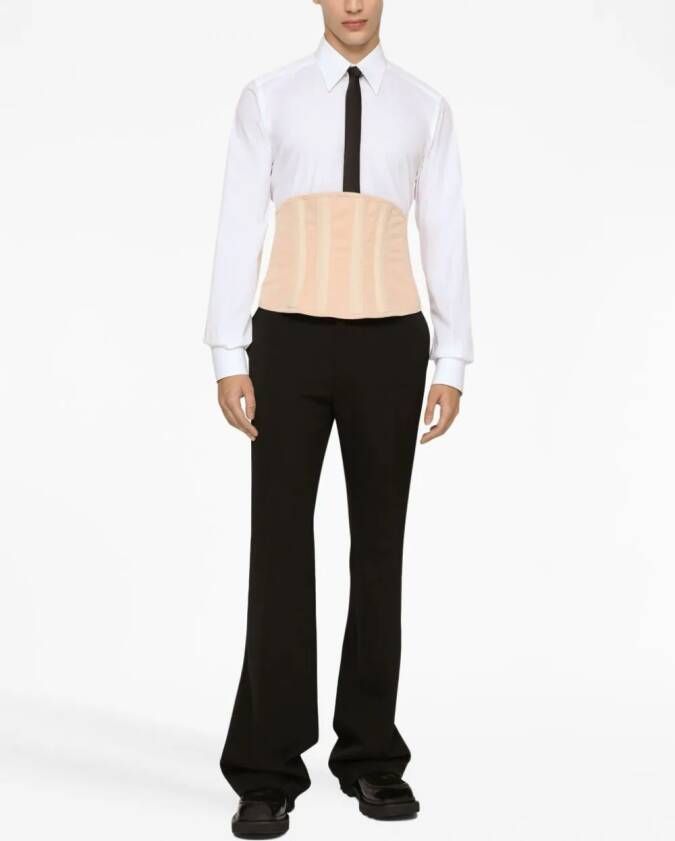 Dolce & Gabbana Wollen plooibroek Zwart