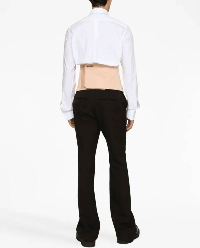 Dolce & Gabbana Wollen plooibroek Zwart
