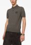 Dolce & Gabbana Poloshirt van scheerwol met logo-label Bruin - Thumbnail 5