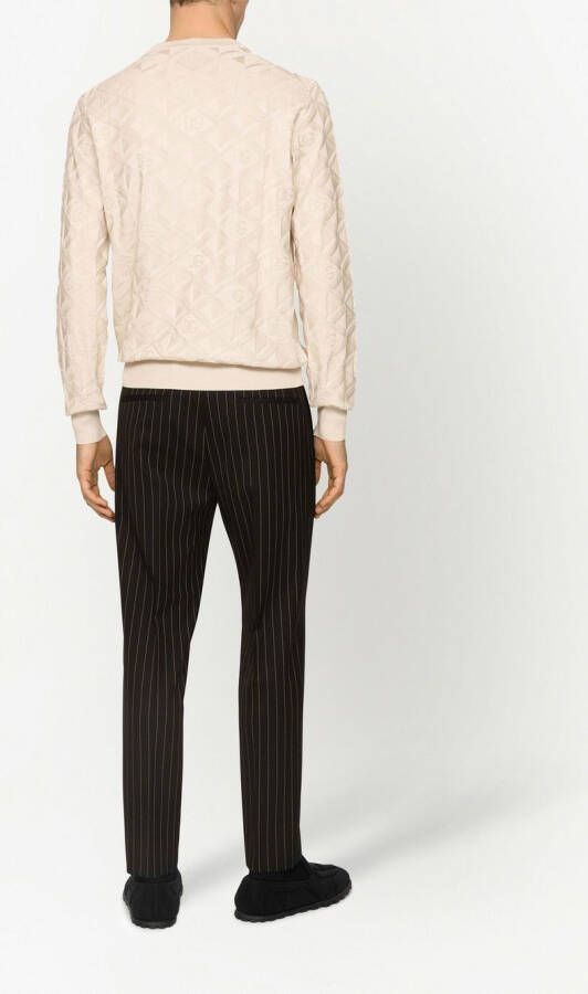 Dolce & Gabbana Pantalon met krijtstreep Zwart