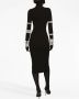 Dolce & Gabbana KIM midi-jurk verfraaid met kralen Zwart - Thumbnail 3