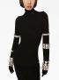 Dolce & Gabbana KIM midi-jurk verfraaid met kralen Zwart - Thumbnail 4