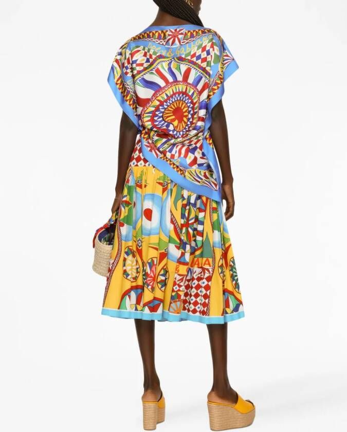 Dolce & Gabbana Zijden blouse Blauw