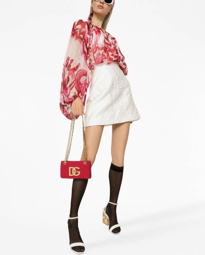 Dolce & Gabbana Zijden blouse Rood