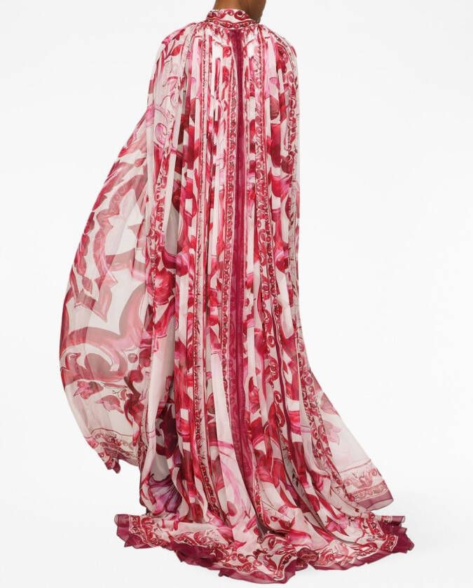 Dolce & Gabbana Zijden cape Roze