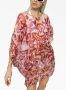 Dolce & Gabbana Zijden tuniek met print Rood - Thumbnail 3